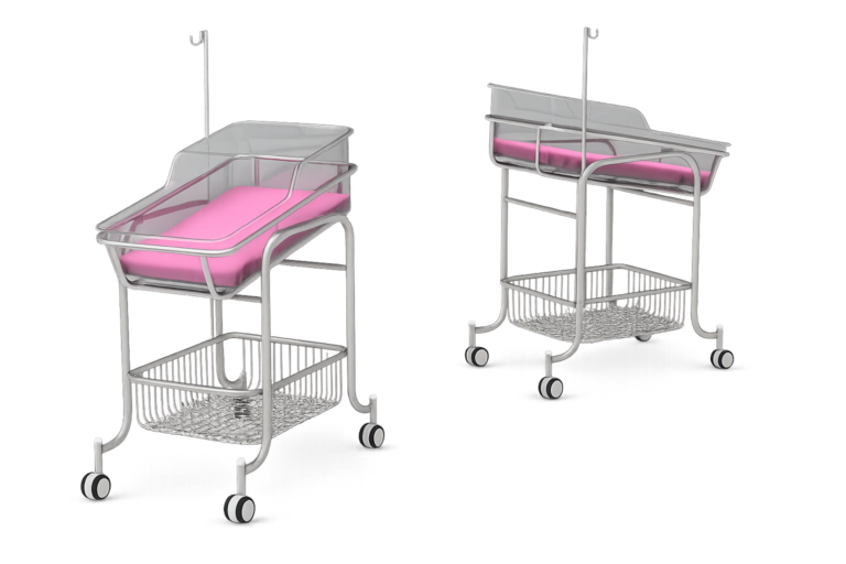 Cuna de bebe Acero Inoxidable