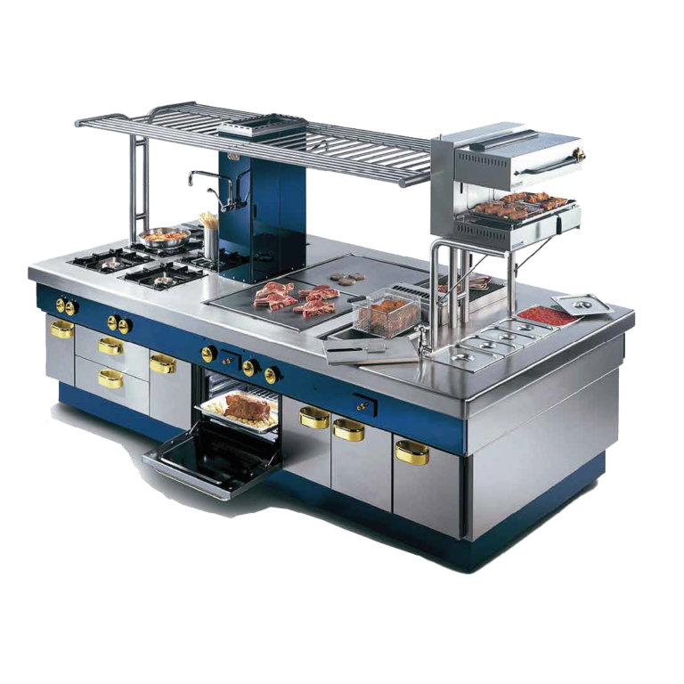 Isla de cocción Profesional