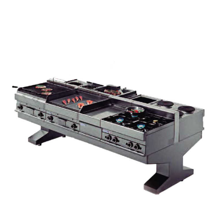 Isla de Cocción Profesional 4