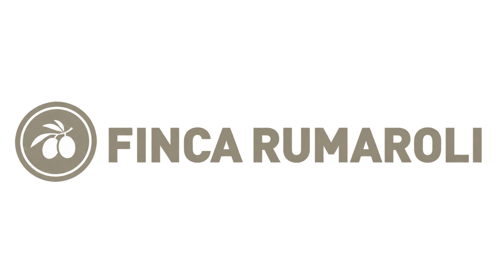 Logotipo Finca Rumaroli con olivo